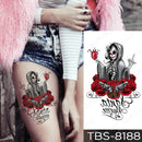 Tatuagem sexy  temporárias adesivo à prova d 'água (Vários estilos)