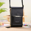 Bolsas femininas carteiras de couro macio com tela de toque(Bolsa criativa, auxilia na prevenção de roubos)