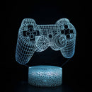 Lâmpada noturna 3D Gamer ( Vários temas)