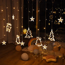 Luzes de corda de sinos para decoração de natal ( Sua casa aconchegante com toda família reunida)