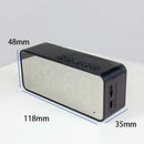 Alto-falante Bluetooth Sem Fio Pequeno Despertador