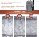 Bolsa Térmica para Ar Livre,piquinique, praia(Bolso externo para vinho ou garrafas de cerveja)