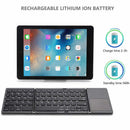 Mini teclado bluetooth,fechamento dobrável sem fio (Teclado para ios android windows ipad tablet)