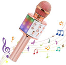 Microfone de karaokê infantil sem fio, Bluetooth, alto-falante portátil reprodutor de KTV doméstico    (Incentive o lado artistico de quem você ama)
