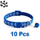 Conjunto com 10 coleiras para Pets de pequeno porte  (Seu pet estiloso com várias cores)