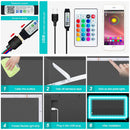 Fita LED USB Bluetooth 5050 RGB flexível ( Decoração de sala,quarto, lojas,festas, vitrines, quintal)
