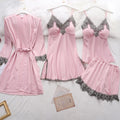 Conjunto de pijama completo com 5 peças ( Presente completo)