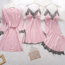 Conjunto de pijama completo com 5 peças ( Presente completo)
