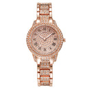 Relógios de strass feminino e pulseira ( Luxo e sofisticação )