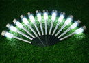 Lampada SOLAR de jardim, ar livre, canteiros(Decore seu quintal sem gastar com energia/12 unidades)