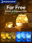Luminária projetor de estrelas com opção músical (Crie  um ambiente fantasioso para que seu filho durma sozinho)
