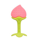 Mordedor de bebê 2 em 1 / Banana Anel de dentição de silicone para cuidados dentários(Escova de dentes para cuidados dentários do baby )