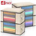 Bolsa organizacional de armazenamento de roupa(90L ,ótima capacidade/ 4 unidades)