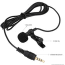 Mini microfone condensador clip-on lapela microfone de lapela com fio para telefone( ideal para conferências, aulas, gravação youtube)