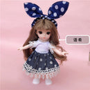 Mini Boneca BJD (Diversos modelos com articulações móveis e 16cm)