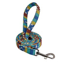 Coleira de cachorro personalizada com trela de nylon (Coleira com Identificação de animais, super estilosa)