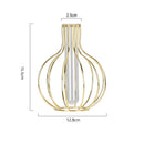 Suporte para flores simples nórdico com moldura de ferro (Vaso para decoração simples)