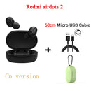 Fone de ouvido XIAOMI sem fio com microfone para controle de voz (Xiaomi Redmi Airdots Bluetooth 5.0)