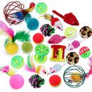 Conjunto de acessórios para interação de gatos ,túnel e brinquedos para animais de estimação.
