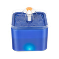 Robô dispensador automático para cães e gatos  3,5 litros comedouro bebedouro de 2 Litros(Gravação de voz)