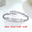 Pulseiras Vnox (Com Nome Do Bebê / Não Alérgico de Aço Inoxidável)