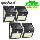 LED luz solar lâmpada solar externa com sensor de movimento(Mais economia e mais segurança)