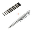 Caneta de autodefesa portátil de aço( Kit de sobrevivência, quebra vidro ,lesionar)