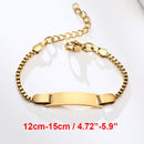 Pulseiras Vnox (Com Nome Do Bebê / Não Alérgico de Aço Inoxidável)