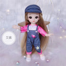 Mini Boneca BJD (Diversos modelos com articulações móveis e 16cm)