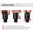 Rolha seladora a vácuo,ideal para vinhos e champanhes (Mta praticidade na suas confraterniações)
