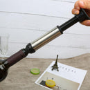 Rolha de vinho com bomba de vácuo ( Material aço inoxidável)