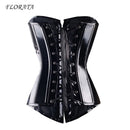 FLORATA sexy Overbust Corset Steampunk