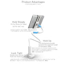 Suporte universal para tablet e celulares de braço longo