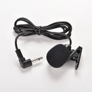 Mini microfone estéreo de 3,5 mm para gravação de telefone móvel