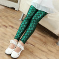Leggings estilo sereia  (Calça Colorida Brilhante)