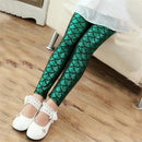 Leggings estilo sereia  (Calça Colorida Brilhante)