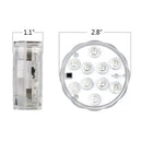 Luzes LED submersíveis multicoloridas à prova d'água( Deixe a decoração da sua casa iluminada)
