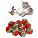 Bolinhas para cães e gatos coloridas (10 unidades )