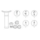 Rolha de vinho com bomba de vácuo ( Material aço inoxidável)