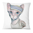 Fronha de gatos divertidos, impressão digital ( Capas criativas de pet)
