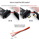 GPS Tracker Motocicleta à prova d'água Carro Mini GPS GSM SMS localizador com rastreamento em tempo real (Economize e tenha segurança em relaçao a seus bens)