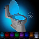 Luz noturna com sensor de movimento para vaso sanitário, à prova d'água(Seu banheiro muito mais limpo)