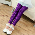 Leggings estilo sereia  (Calça Colorida Brilhante)