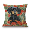 Capa de almofada estampada moda colorida estilo cachorros e star wars  (Sua casa com sua cara))