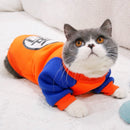 Roupa pet para gatos dragon ball , bob esponja varios temas...