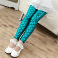 Leggings estilo sereia  (Calça Colorida Brilhante)