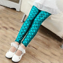 Leggings estilo sereia  (Calça Colorida Brilhante)