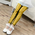 Leggings estilo sereia  (Calça Colorida Brilhante)