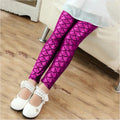 Leggings estilo sereia  (Calça Colorida Brilhante)