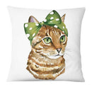 Fronha de gatos divertidos, impressão digital ( Capas criativas de pet)